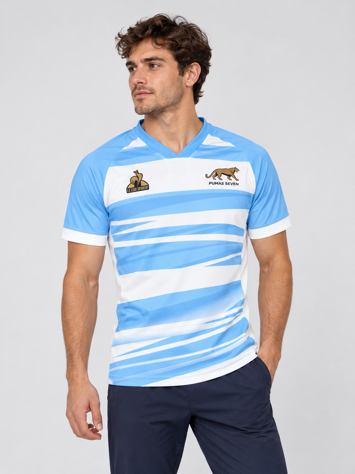 Remera Le Coq Sportif Pumas Seven Maillot Match 26 Celeste