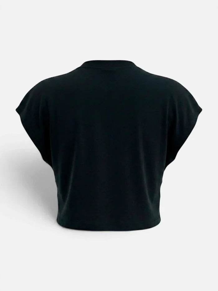 Remera Mujer Kappa Authentic Vetra Tee Negro