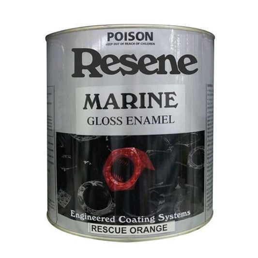 Resene Marine Enamel Dizzy Orange 1L