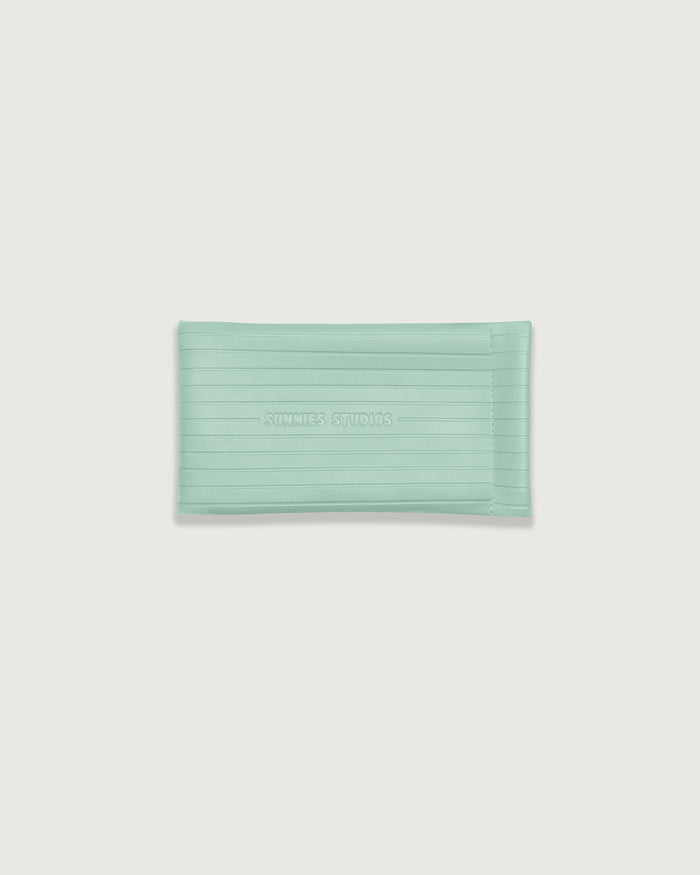 Wisp::Ribbed Sac Eyewear case blue  front