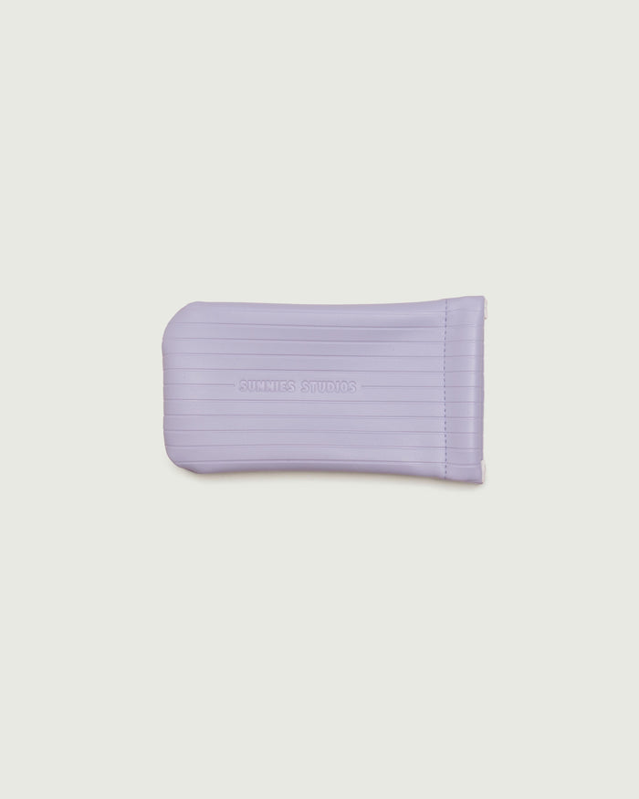 Berry::Ribbed Sac Eyewear case purple  front