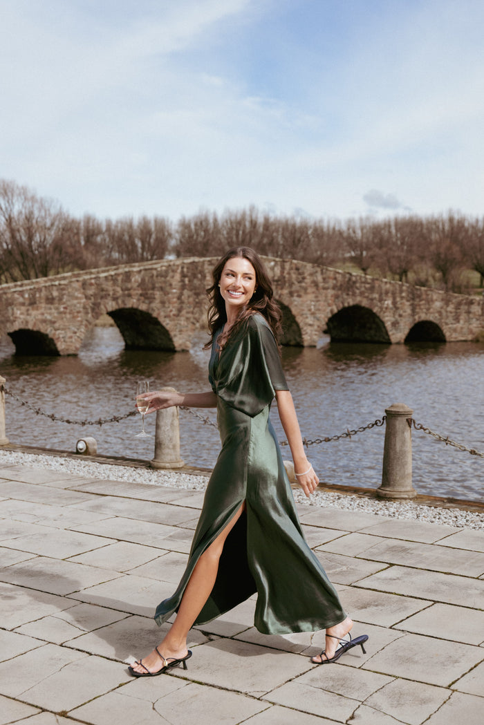 Petal and Pup USA DRESSES Ricki Maxi Dress - Olive Green