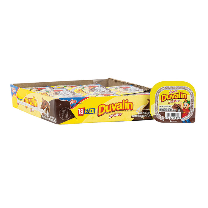 Ricolino Duvalin Bi Sabor Hazelnut and Vanilla Candy - 18 Count