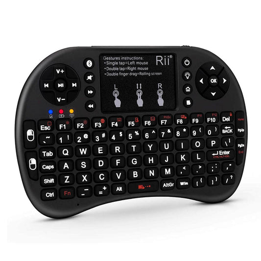 Rii i8+ Mini Wireless Keyboard with Touchpad (US Layout) by Rii - The Pi Hut