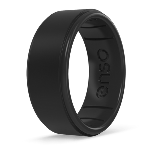 Rise Silicone Ring - Obsidian