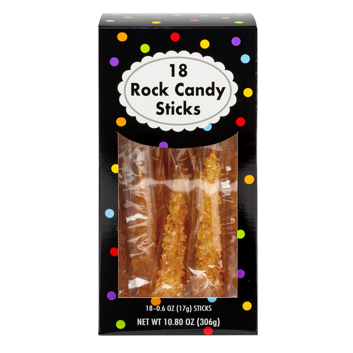 Rock Candy Gold Wrapped Hard Candy - 4 Count