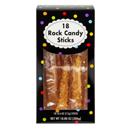 Rock Candy Gold Wrapped Hard Candy - 4 Count