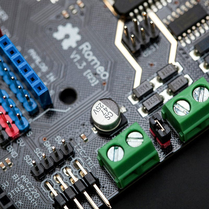 Romeo - A Robot Control Board with Motor Driver (Compatible with Arduino) by DFRobot - The Pi Hut