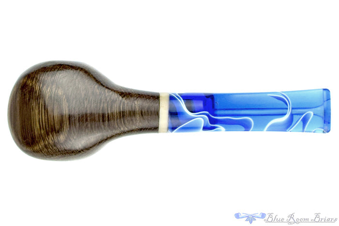 Blue Room Briars is proud to present this Ron Smith Pipe Bent Morta Apple with Acrylic
