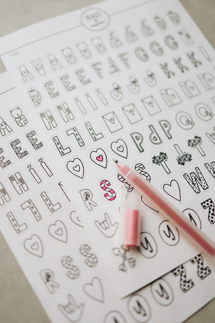 Roses Are Rad Sticker Pack
