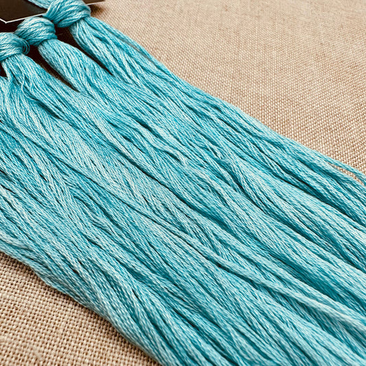 Roxy Floss Collection 8yd Cyan Aura OOAK