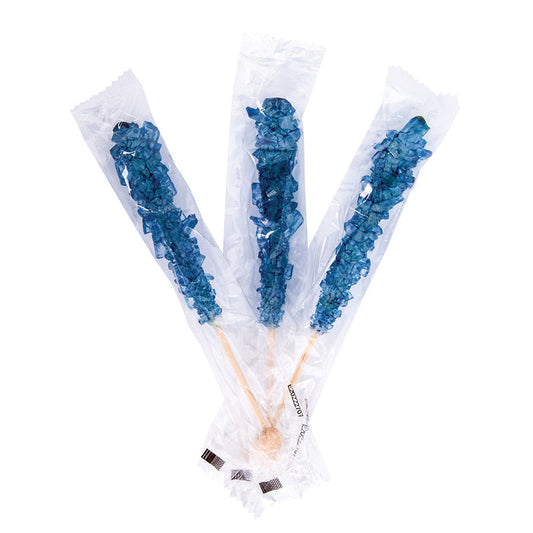 Royal Blue Blue Raspberry Hard Candy Sticks - 100 Count