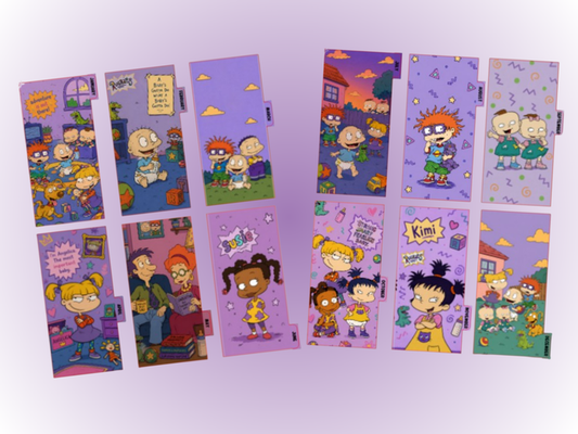 RugRats | Monthly Dividers| A6 Rings | Set of 12