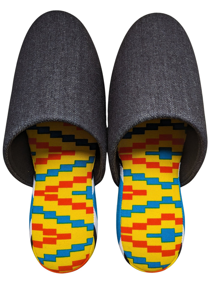 SALE Large | Denim Mix Slippers 2023AW-L03 - Heiwa Slipper