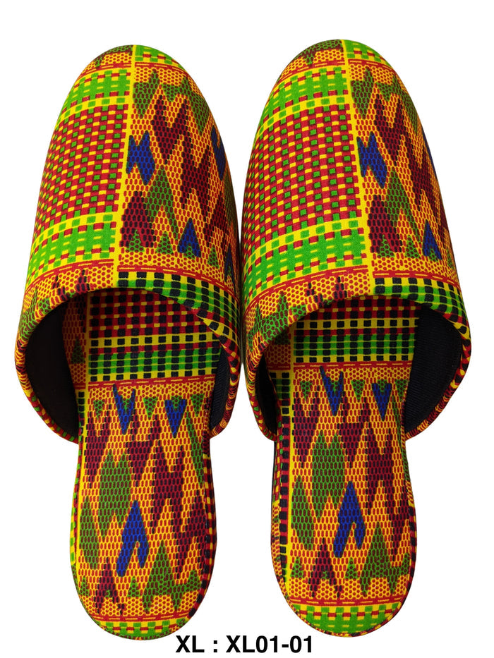 SALE XL Batik Mix Print Allover Slippers 2021AW-XL01 [Size: XL] XL01 - Heiwa Slipper