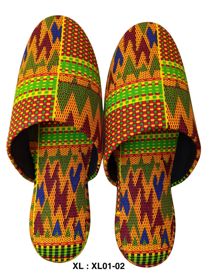 SALE XL Batik Mix Print Allover Slippers 2021AW-XL01 [Size: XL] XL01 - Heiwa Slipper