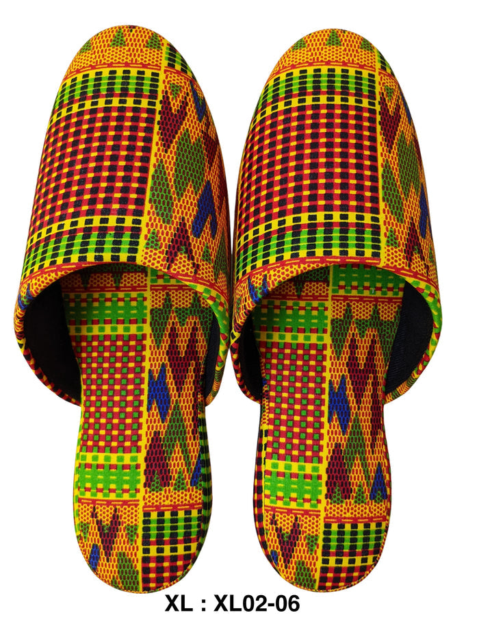 SALE XL  Batik Mix Print Allover Slippers 2021AW XL02 [Size XL] XL02 - Heiwa Slipper
