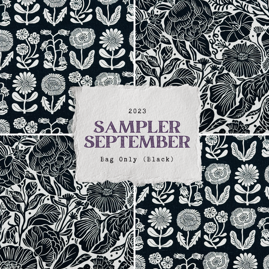 Sampler September 2023 - Black Project Bag Set Only