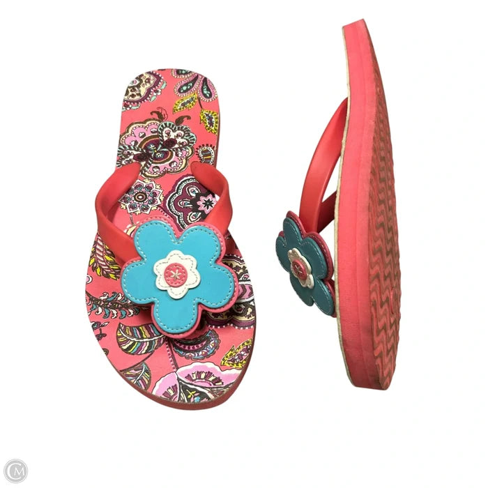 Sandals Flats By Vera Bradley In Pink, Size: 6