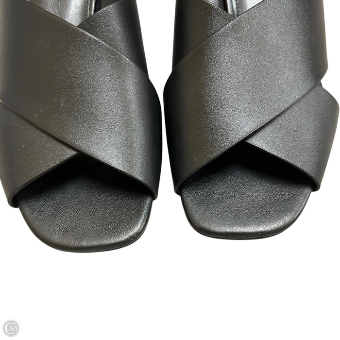 Sandals Heels Block By Michael By Michael Kors In Black, Size: 7