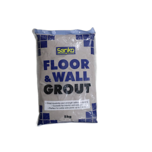 Sanko Grout Floor & Wall 5kg Brick Grey