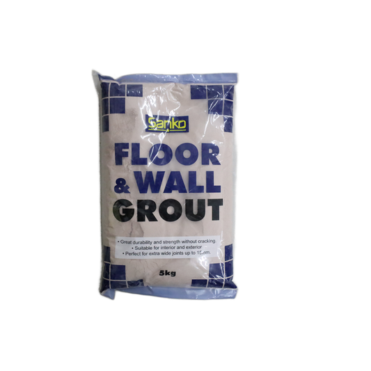 Sanko Grout Floor & Wall 5kg Brown Ash