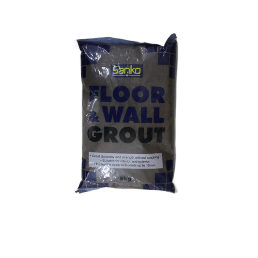Sanko Grout Floor & Wall 5kg Charcoal
