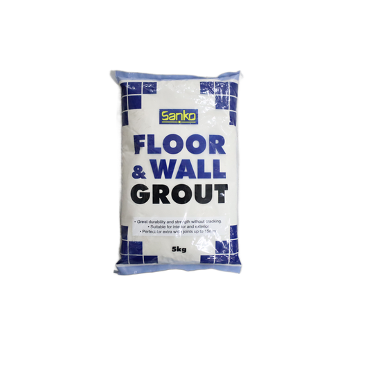 Sanko Grout Floor & Wall 5kg Off White