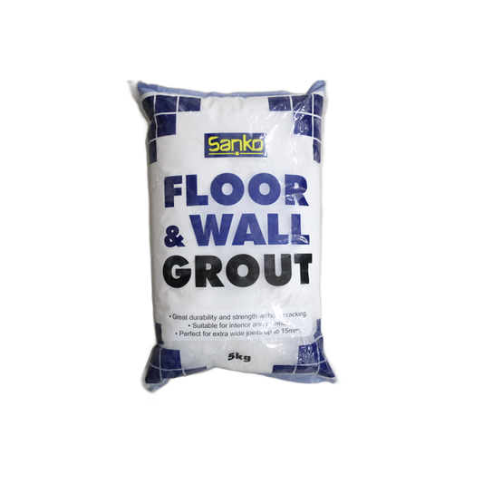 Sanko Grout Floor & Wall 5kg White