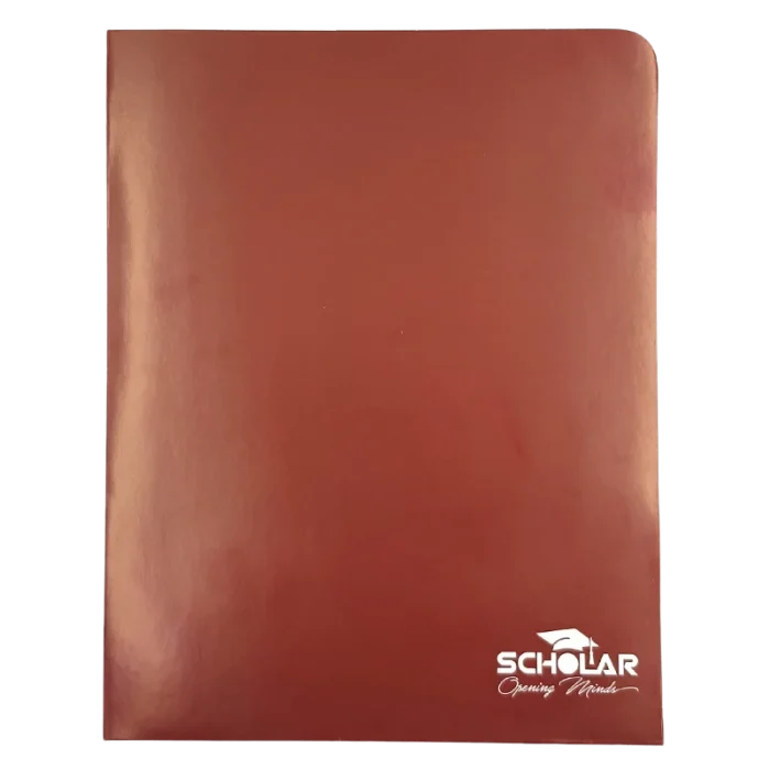Scholar Presentation Folder – Brown, 2-Pocket Document Folder - 70474100142 Pie's Variety Store