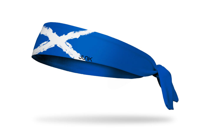 Scotland Painted Flag Tie Headband - View 1