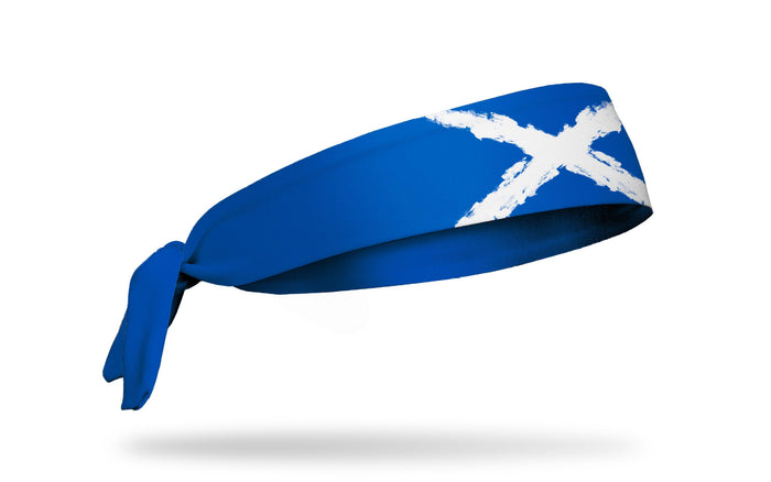 Scotland Painted Flag Tie Headband - View 2