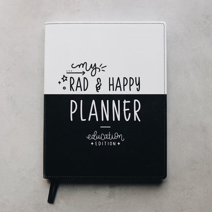 (Scratch & Dent) 8.5 x 11 Undated Education Planner - Halfsies Edition