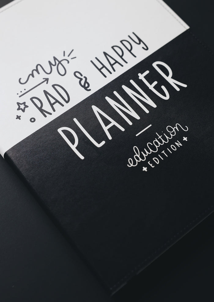 (Scratch & Dent) 8.5 x 11 Undated Education Planner - Halfsies Edition