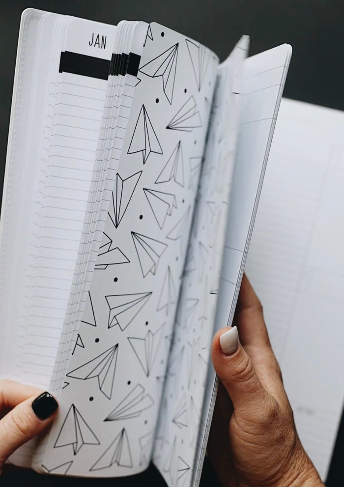 (Scratch & Dent) 8.5 x 11 Undated Education Planner - Halfsies Edition