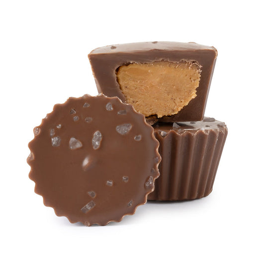 Sea Salt Milk Chocolate Peanut Butter Cup Candy - 5 LB