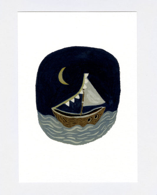 Setting Sail a5 print