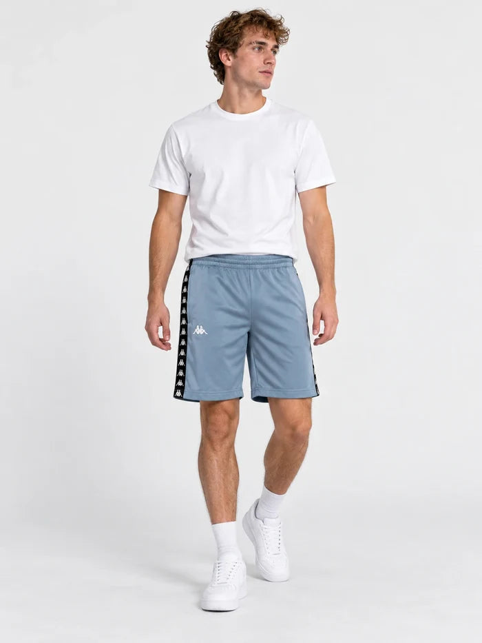 Short Kappa 222 Banda Treadwellz Azul Stone-Negro — vista principal