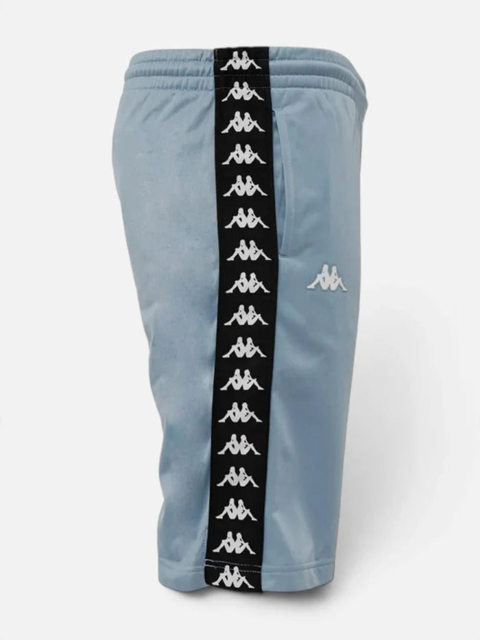 Short Kappa 222 Banda Treadwellz Azul Stone-Negro