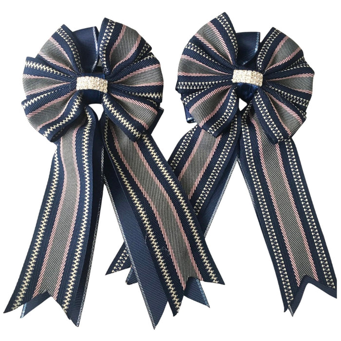 🤩 Show Bows: Hampton Stripe Navy
