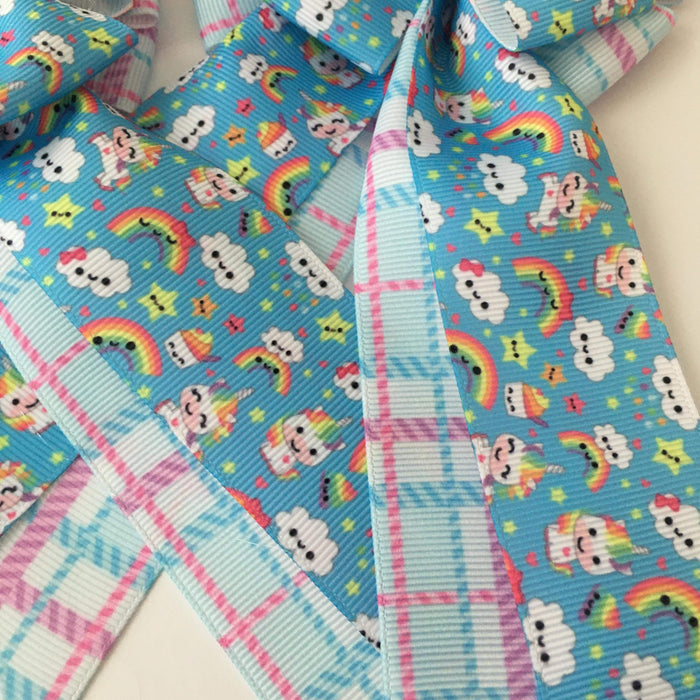 🤩 Show Bows: Unicorns Mini Turquoise