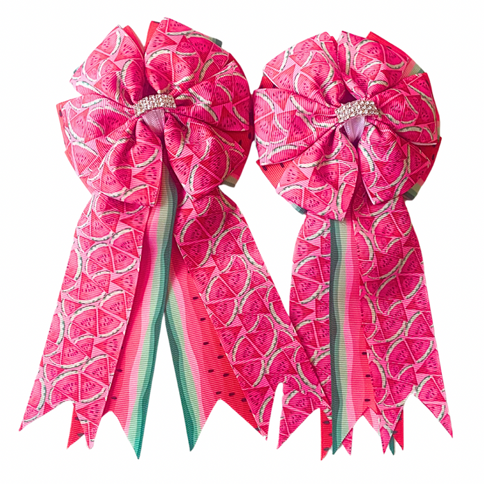 🤩 Show Bows: Watermelon Double