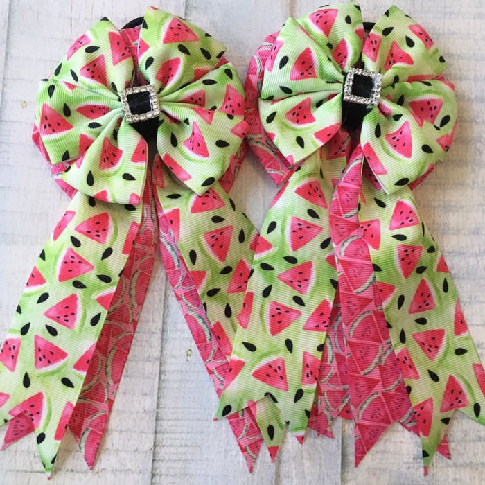 🤩 Show Bows: Watermelon Green