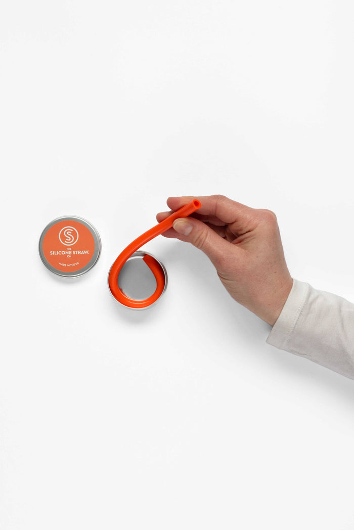Silicone Straw in Travel Tin