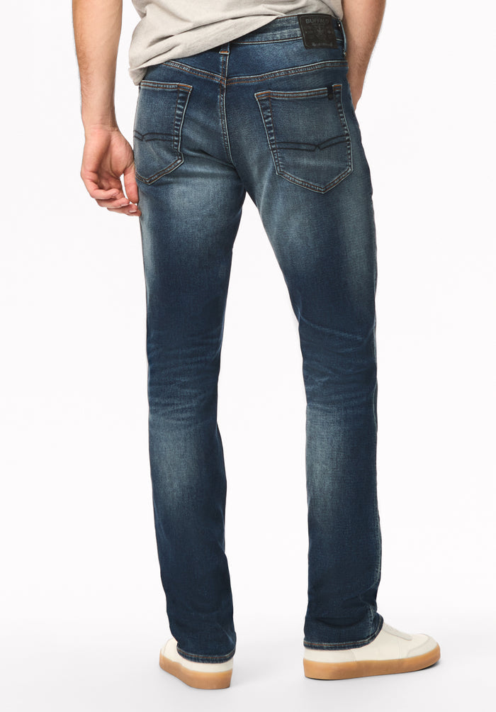 Six Men's Straight Freedom Flex Jeans, Dirty and Sanded - BM22946