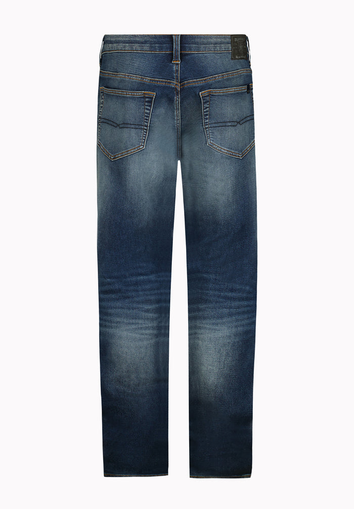 Six Men's Straight Freedom Flex Jeans, Dirty and Sanded - BM22946