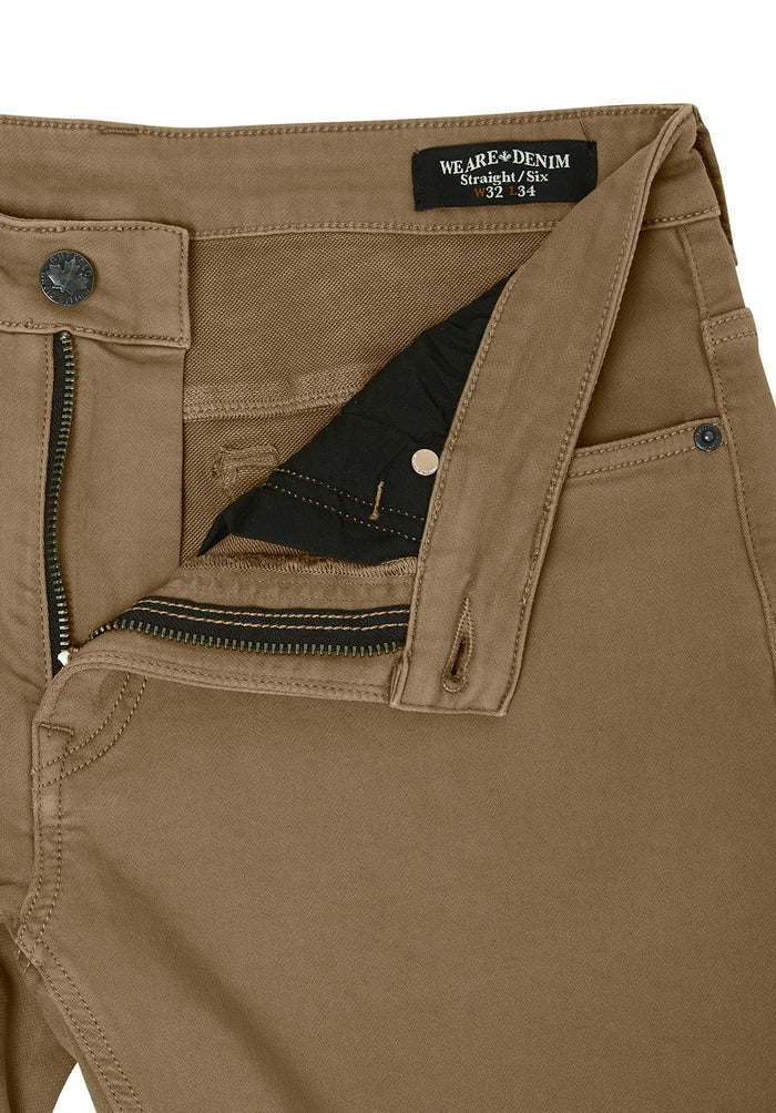 Buffalo Men Pants Beige Woven Casual Pants Stretch