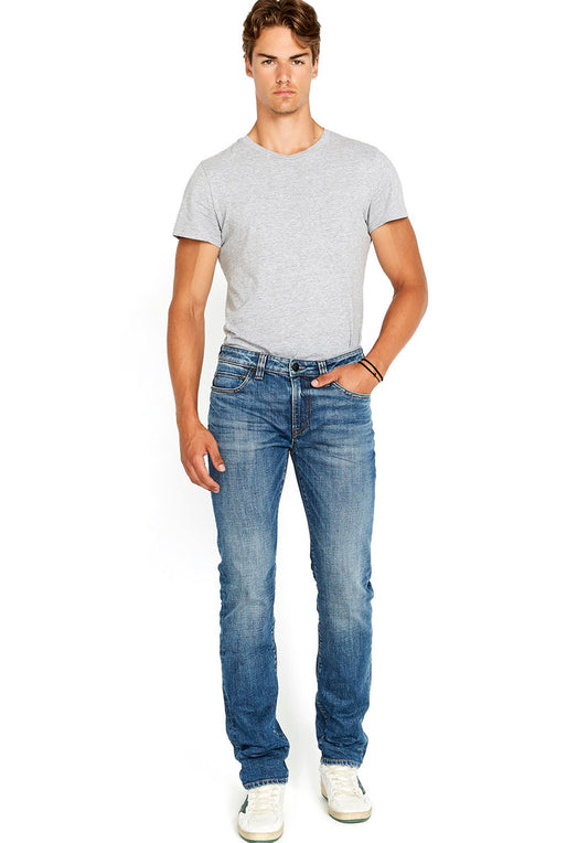 Buffalo Men Jeans Navy Denim Denim Pants Stretch