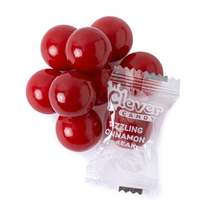 Sizzling Cinnamon Wrapped Jawbreaker Hard Candy - 10 LB