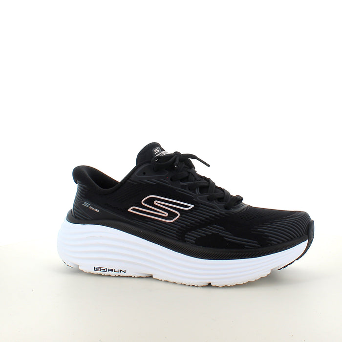 Skechers Max Cushioning Svart slip-on sneaker med stötdämpning